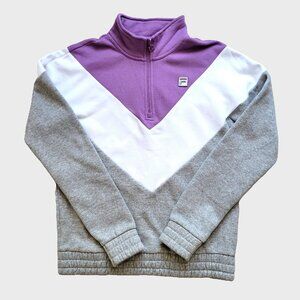 Fila Women's Pullover Track Jacket Quarter Zip Size Small